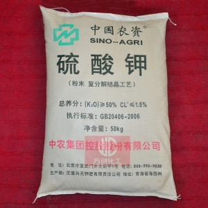硫酸鉀，K2SO4