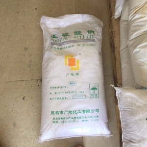 亞硫酸鈉，Na2SO3