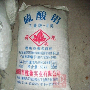 硫酸鋁，Al2(SO4)3